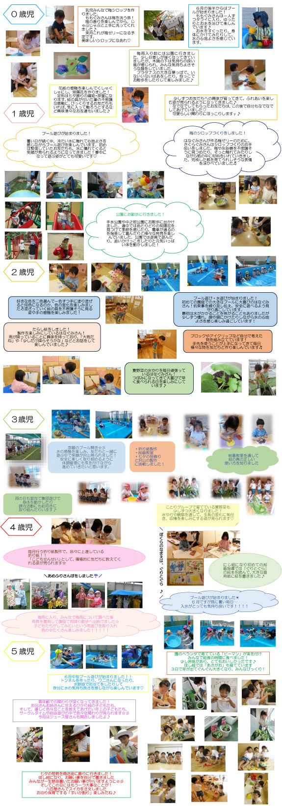 2025年7月 園の様子
