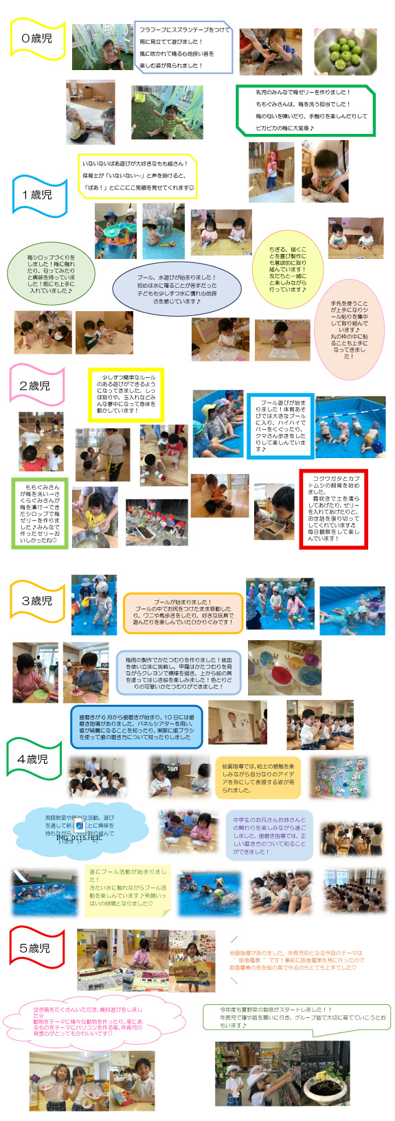 2026年7月 園の様子